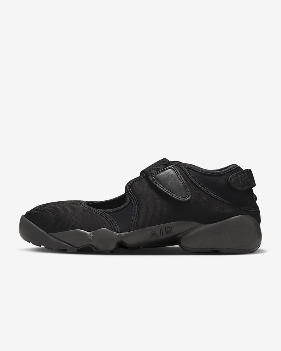 Nike air black leather shoes best sale